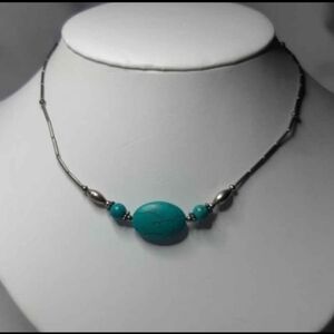 Turquoise and Silver Necklace